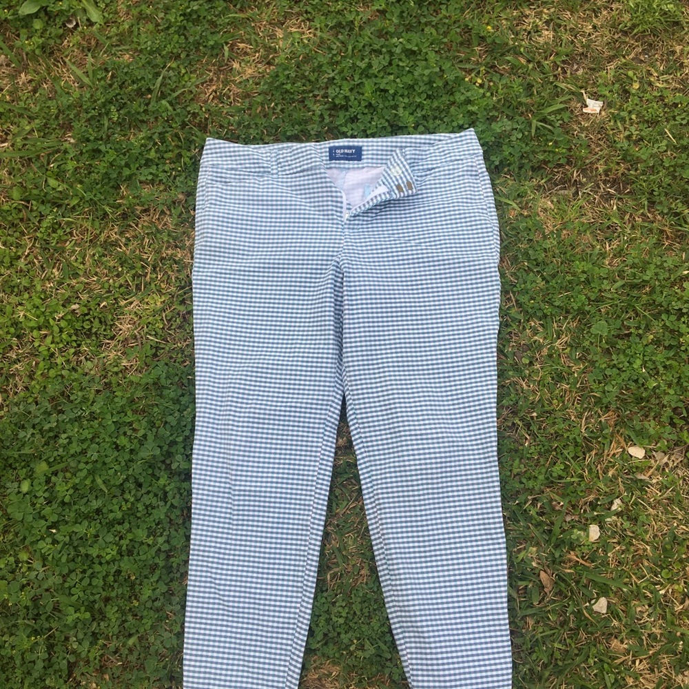 Light blue checkered pants <3